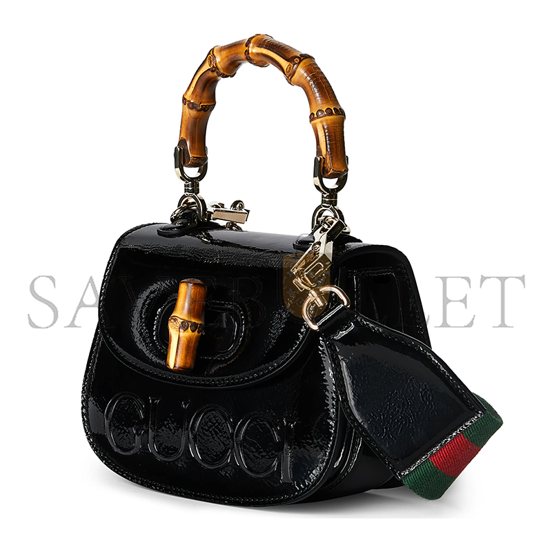 GUCCI BAMBOO 1947 MINI PYTHON BAG ‎786482 (17*12*7.5cm)